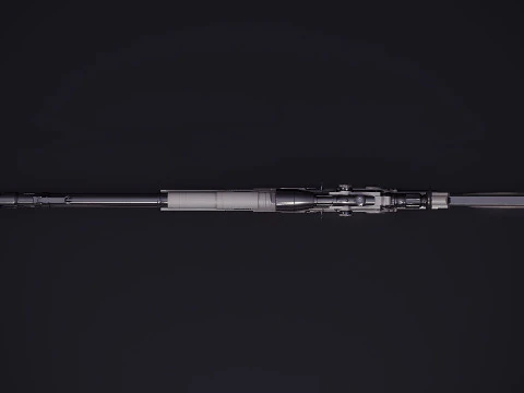 Assault rifle 3D Model