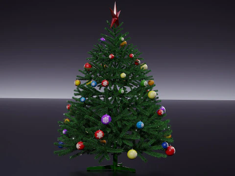 Christmas Tree 00 3D Model