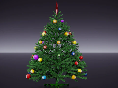 Christmas Tree 00 3D Model