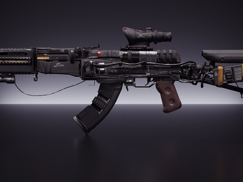 Ak-Wolfhound 3D Model