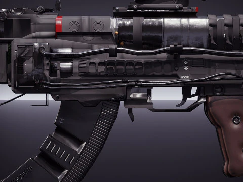 Ak-Wolfhound 3D Model