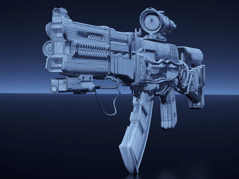 Ak-Wolfhound 3D Model