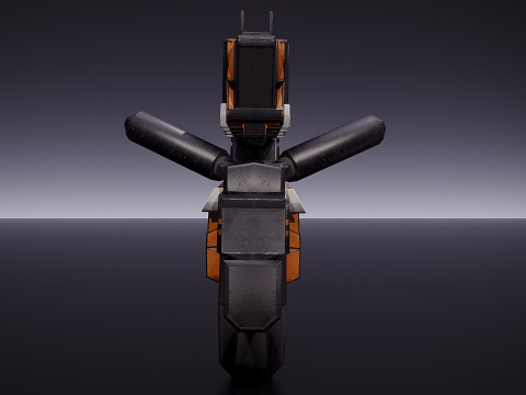 Modelo de arma cyborg Modelo 3D