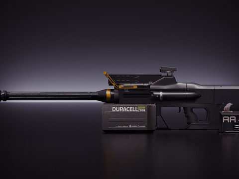 Duracell Rifle 3D Model