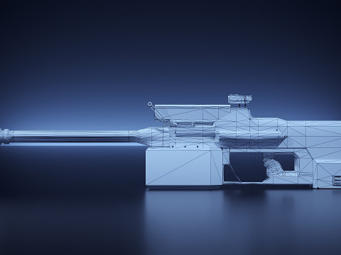 Karabin Duracell Model 3D