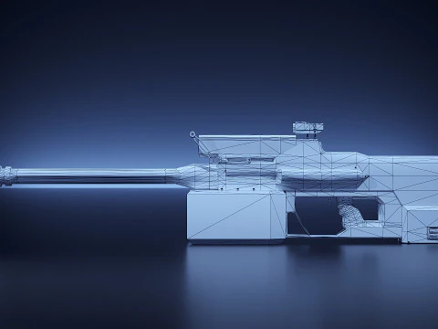 Duracell Rifle 3D Model