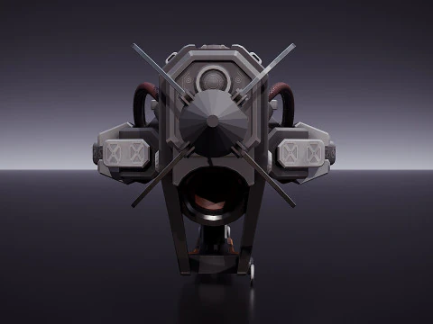 DX5 Mobility Rifle 3D Model