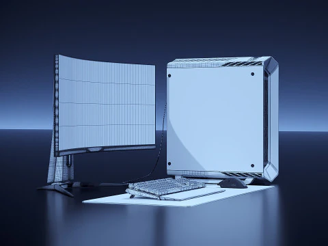 Gamer set 02 3D Model