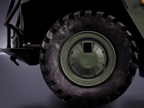 Gaz Tiger M 23115 3D Model