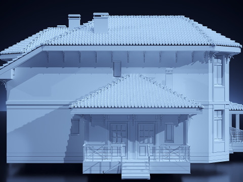 Rumah Model 3D