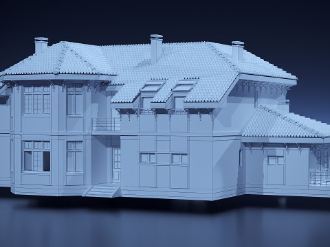 Rumah Model 3D