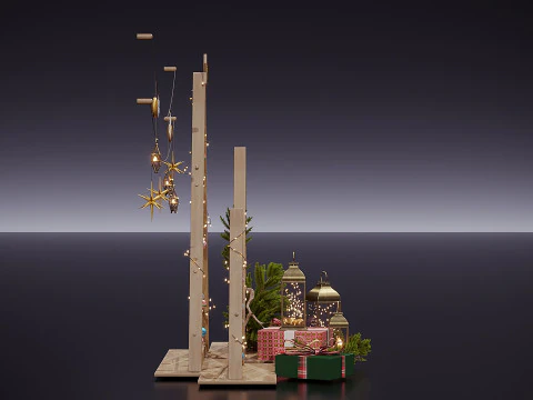New year decor 3D Model
