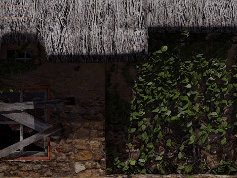 Vecchia casa Modello 3D