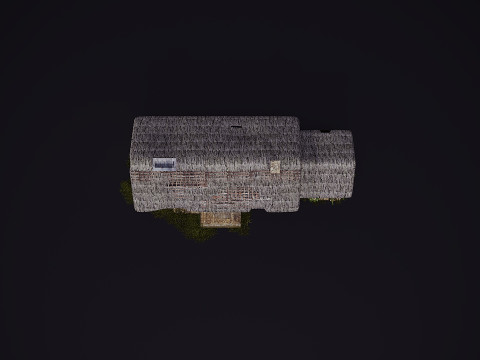 Vecchia casa Modello 3D