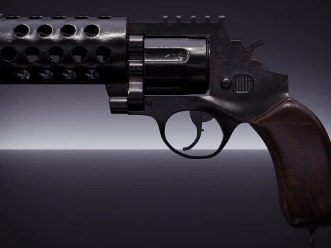 Pistolet Modèle 3D