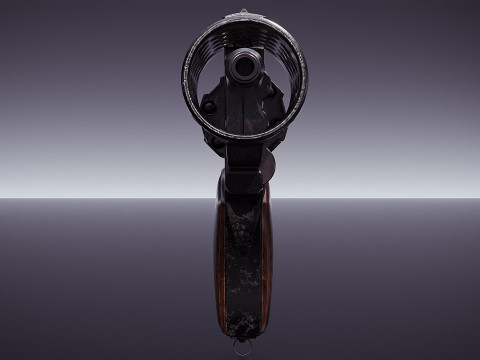Pistola Modello 3D