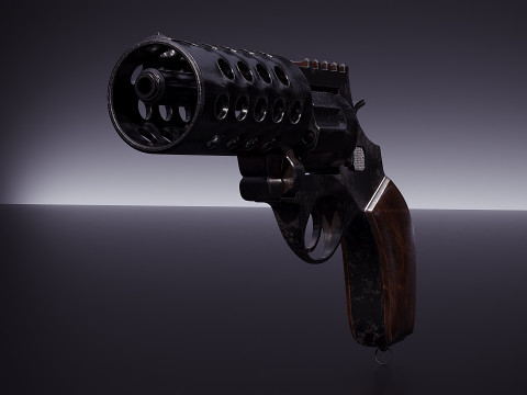Pistola Modello 3D
