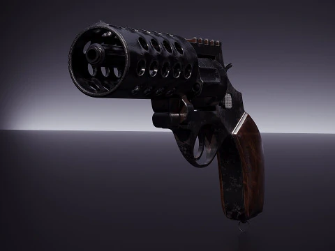 Pistola Modello 3D