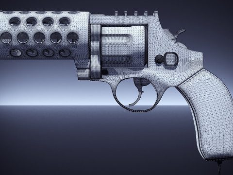 Pistola Modello 3D