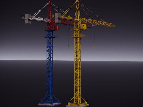 menara derek Model 3D