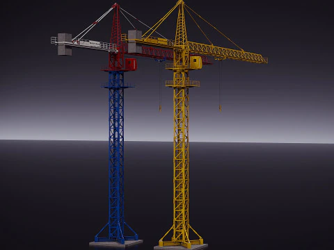 Tower crane 3D Model