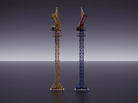 Tower crane 3D Model