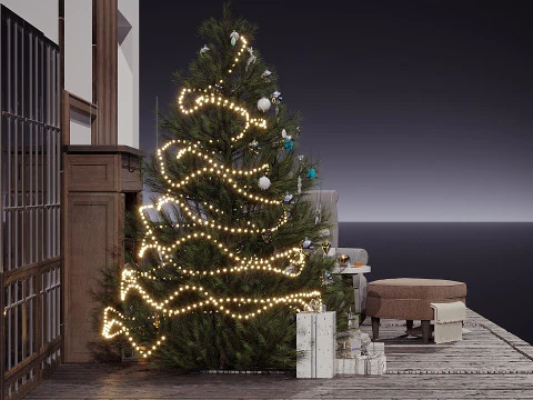 HAPPY CHRITSMAS 3D Model