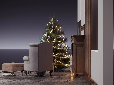 HAPPY CHRITSMAS 3D Model