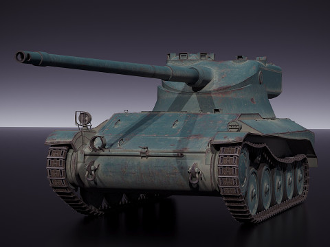 AMX 13 F69 TANK 3D Model
