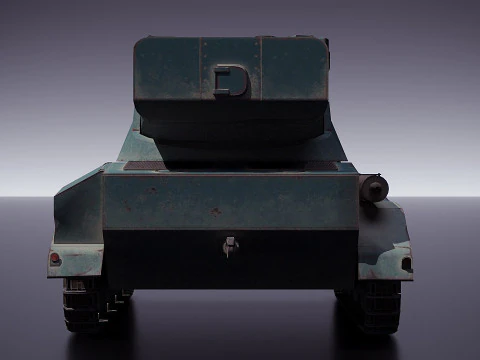 AMX 13 F69 TANK 3D Model