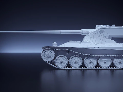 AMX 13 F69 TANK 3D Model