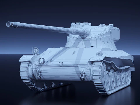 AMX 13 F69 TANK 3D Model