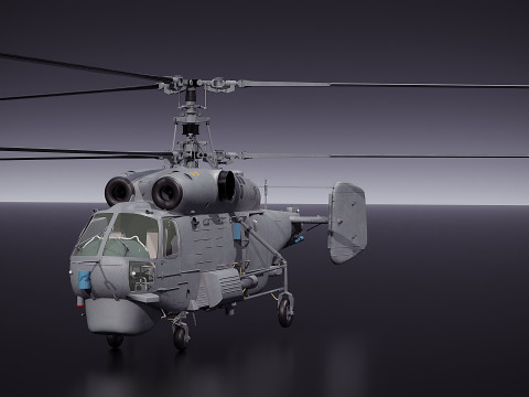 Helicopter Ka-27 3D Model