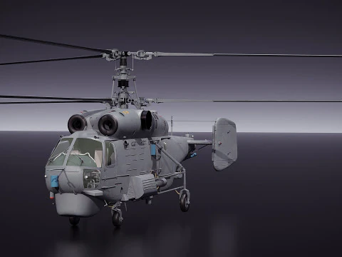 Hélicoptère Ka-27 Modèle 3D