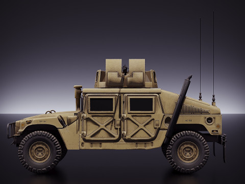 Humvee Modello 3D