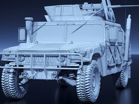 Humvee 3D Model