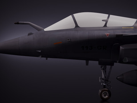 Dassault Rafale savaş u&ccedil;ağı 3D Model