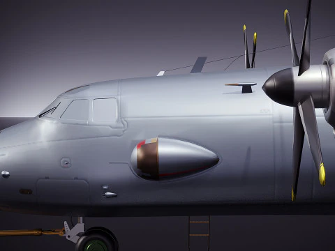 AN 26 USSR airplan 3D Model