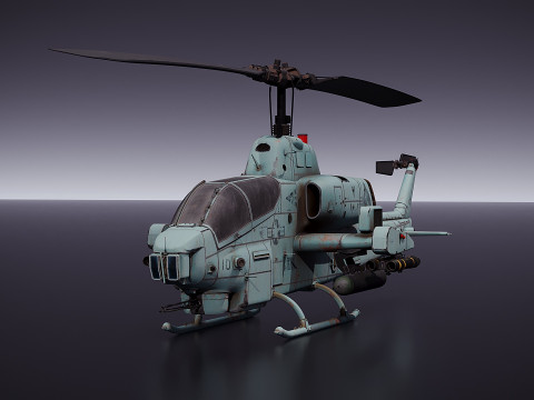 Bell AH-1 Cobra 3D Modell