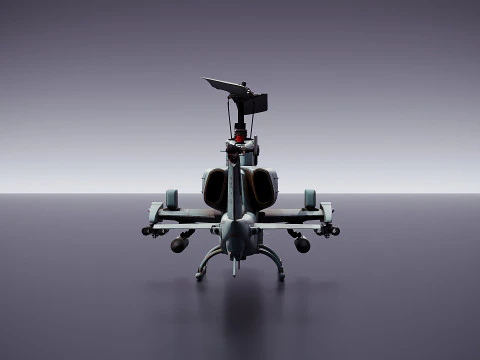 Bell AH-1 Cobra 3D Model