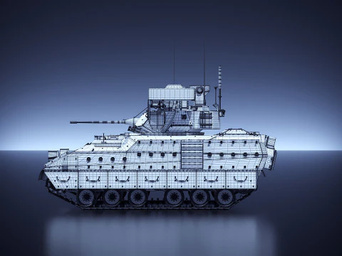 BMP Bradley M2A3 3D Model