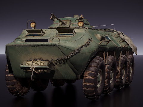 BTR 80 3D Modell