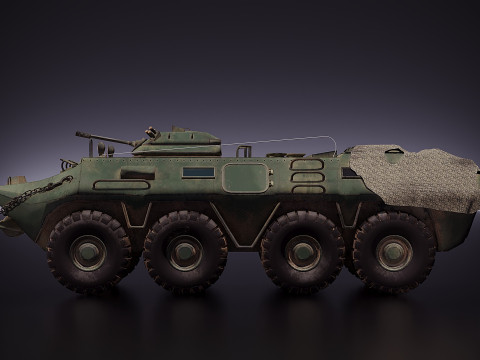 BTR 80 3D Modell