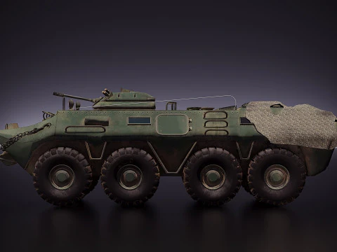 BTR 80 3D Model