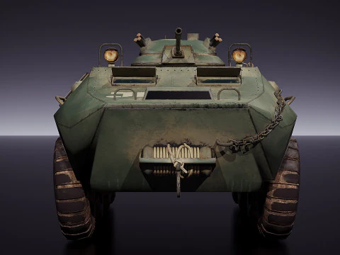 BTR 80 3D Model