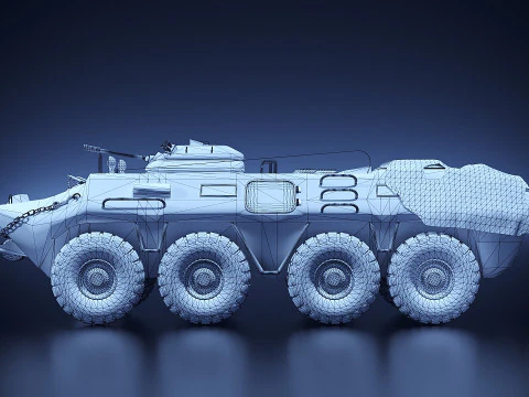BTR 80 3D Model