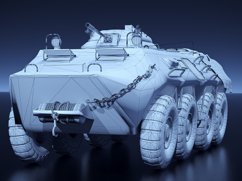 BTR 80 3D Modell