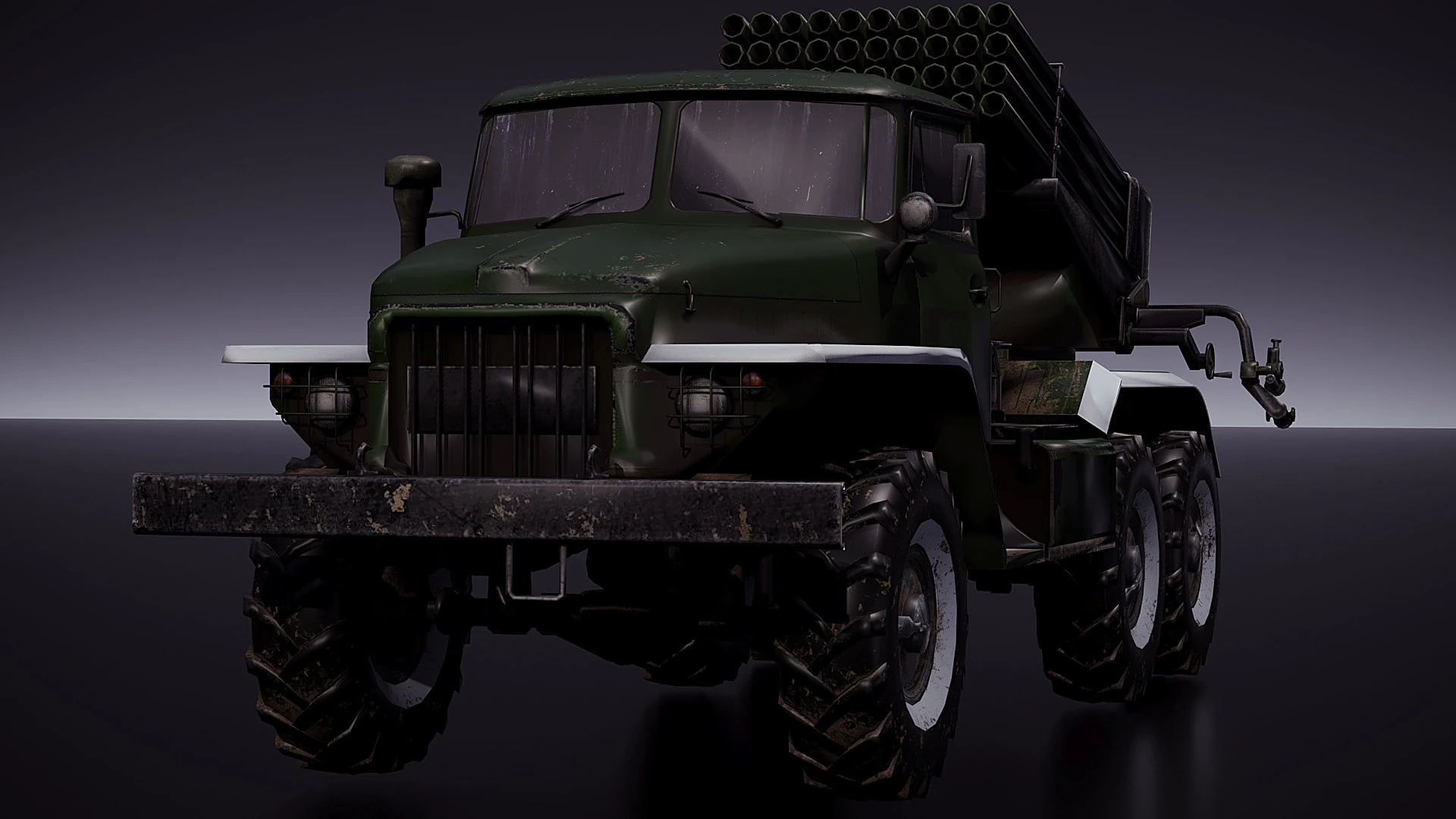 Dipl&ocirc;m&eacute; BM-21 Modèle 3D .c4d .max .obj .3ds .fbx .stl .blend 