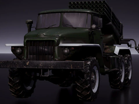 Diplômé BM-21 Modèle 3D