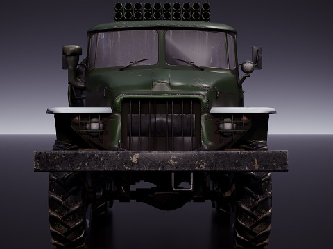 BM-21 Grad 3D Model